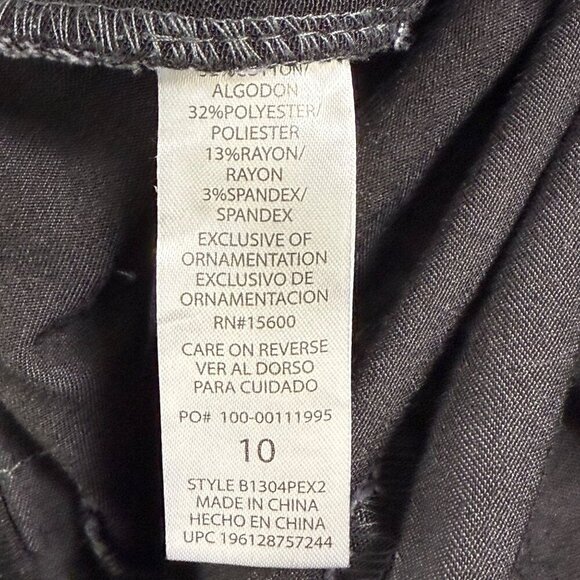 Democracy Jeans Womens Sz 10 Ab Technology Mid Rise Skinny Stretch Gray Denim - Picture 8 of 10